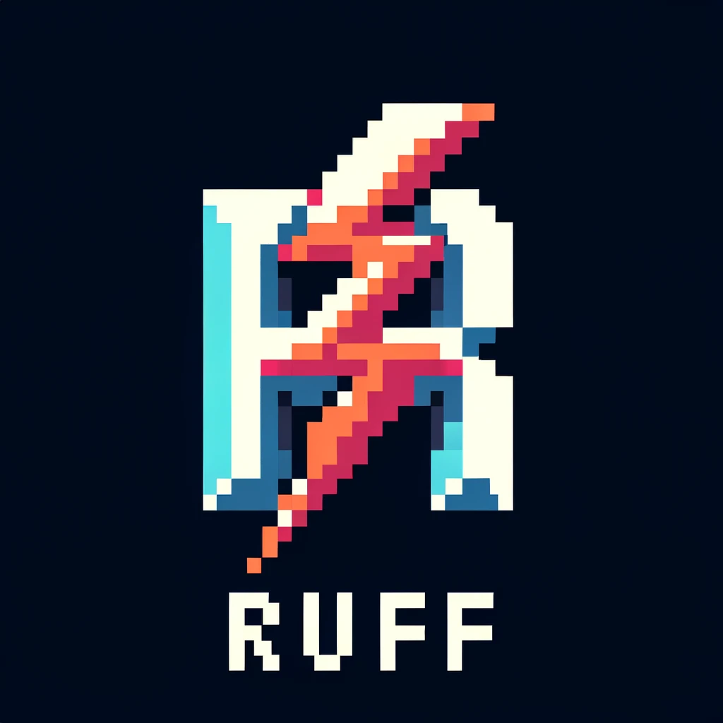 Ruff Python library alternative logo.